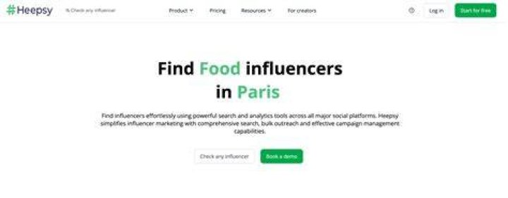 Heepsy Find influencers easily and promote your brand