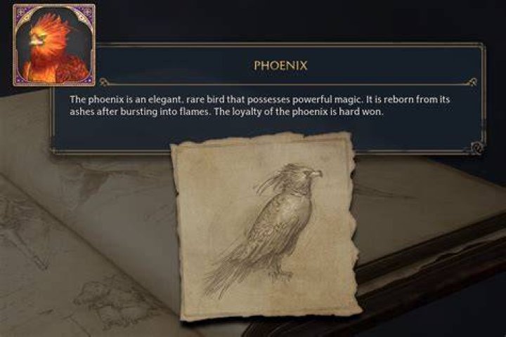 Hogwarts Legacy Phoenix Beast Guide Hold To Reset
