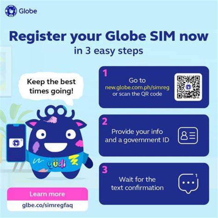 How can I register Facebook in Globe?
