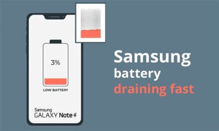 How can I tell what is draining my Samsung battery?