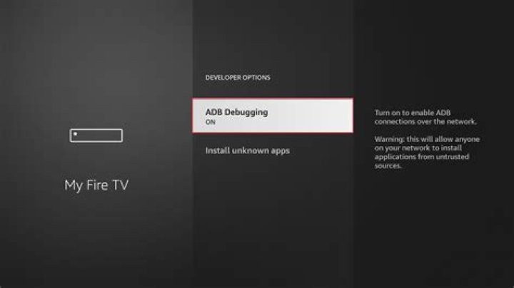 How do I enable ADB on my Amazon Fire?
