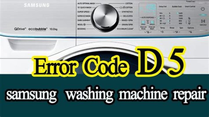 How do I fix error code D5?