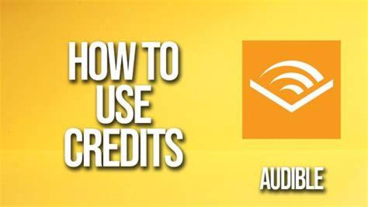 How do I get credits on Audible app?