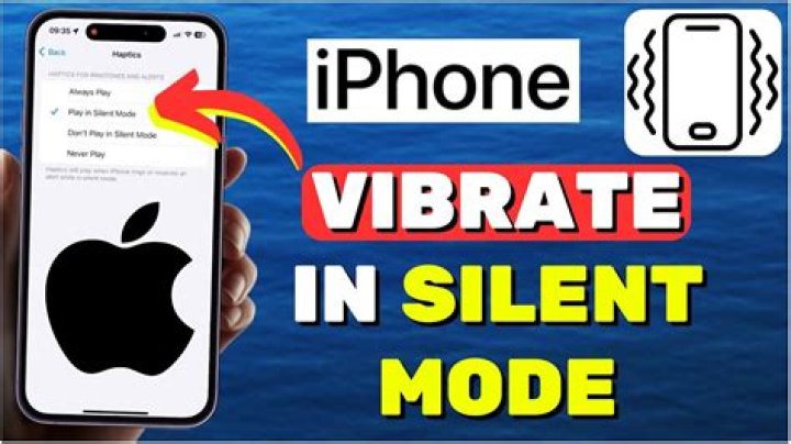 How do I put my iPhone on silent instead of vibrate?