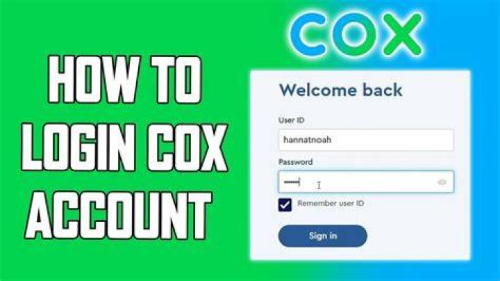How do I sign in to webmail from my Cox account?