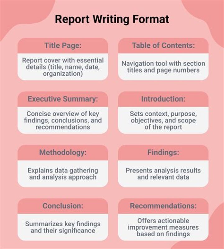 How do you write a management report?