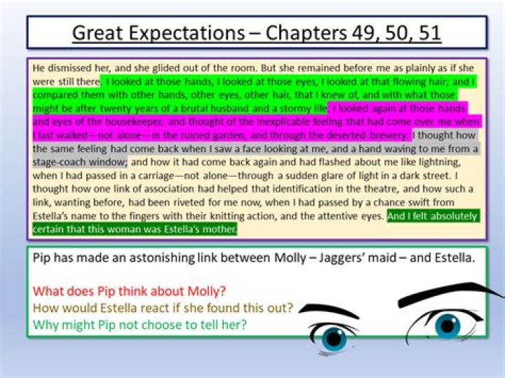 How does Estella change in Great Expectations?