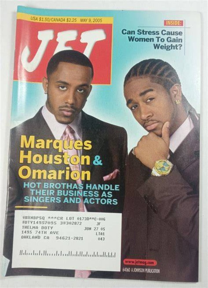 How is Omarion related to Marques Houston?