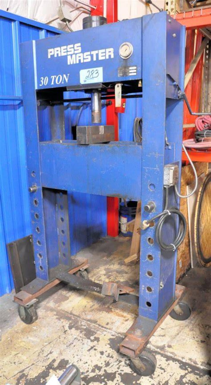 How much is a 30 ton press?