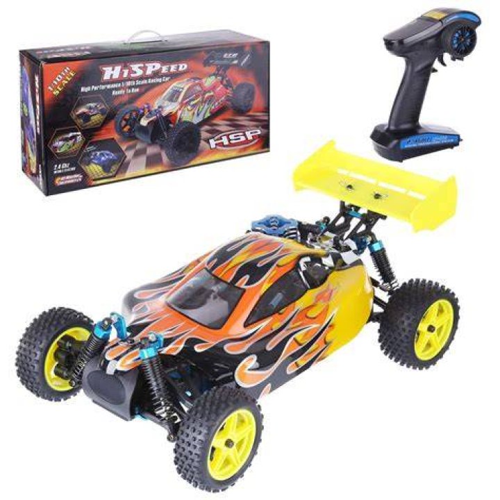 HSP 94166 Rc Car 1/10 Scale Professional Nitro Power Advanced 4wd Off