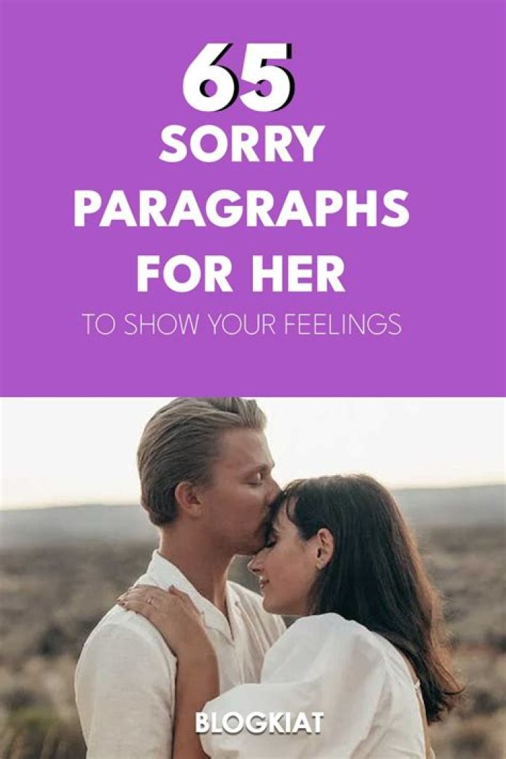 I&rsquo;m Sorry Paragraphs for Her in 2022 Cute paragraphs for her, Sorry