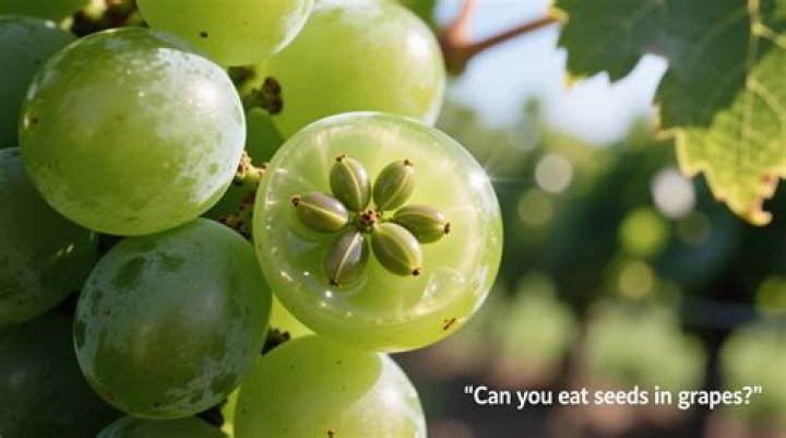 Is it OK to eat seeds in grapes?