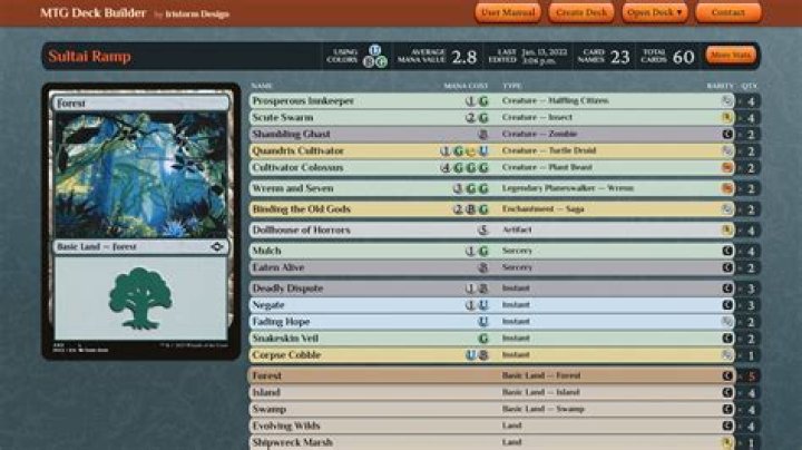 Is there a mtg deck builder app?