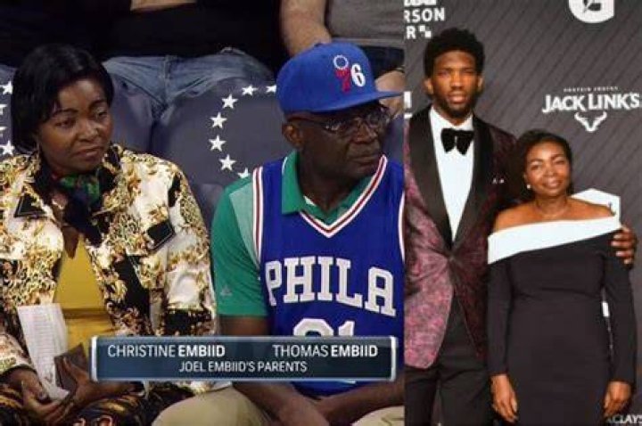 Joel Embiid Christine Embiid Editorial Stock Photo Stock Image
