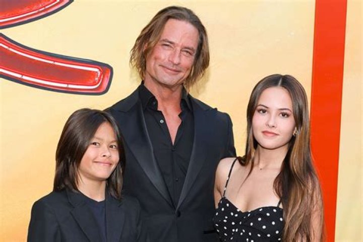 Josh Holloway and his kids