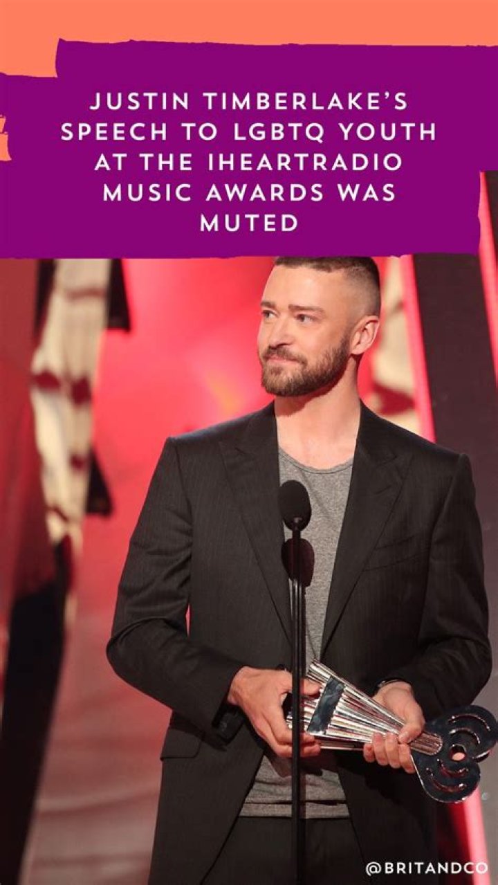 Justin Timberlake&rsquo;s Speech to LGBTQ Youth at the iHeartRadio Music
