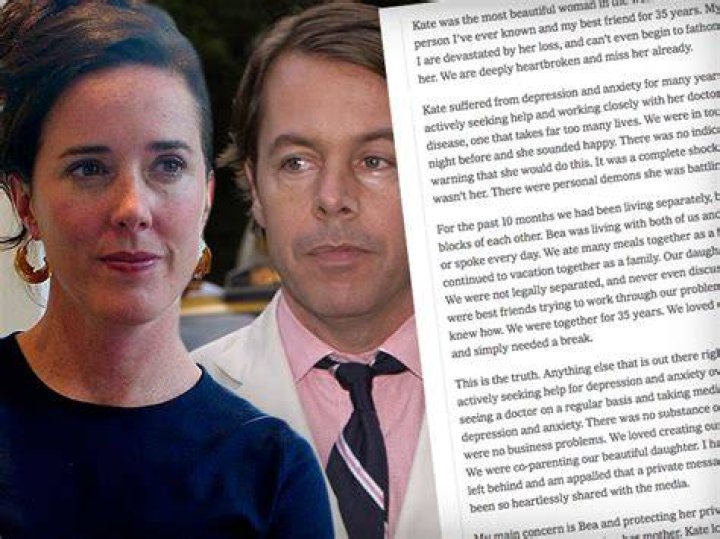 Kate Spade dead The note she left behind for her teenage daughter