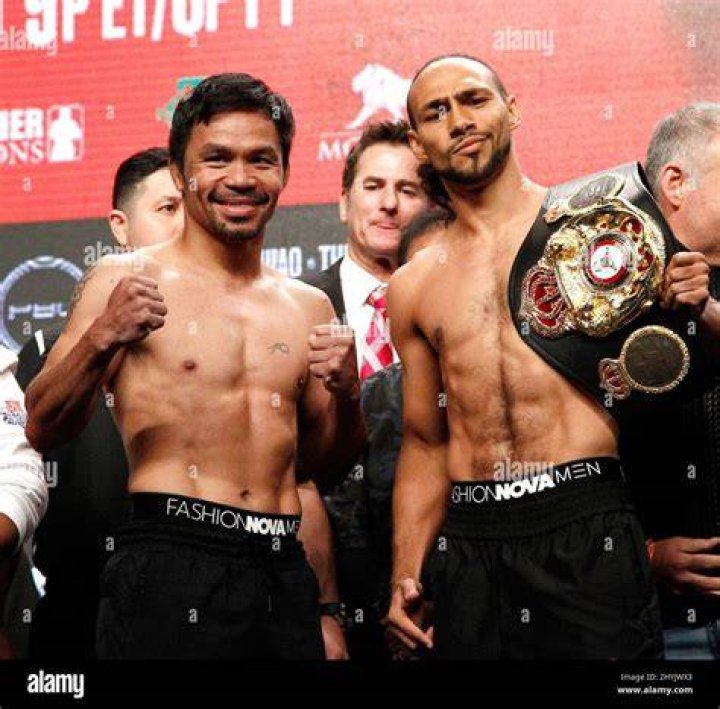 Keith Thurman, Manny Pacquiao arrive in Las Vegas for title fight Las
