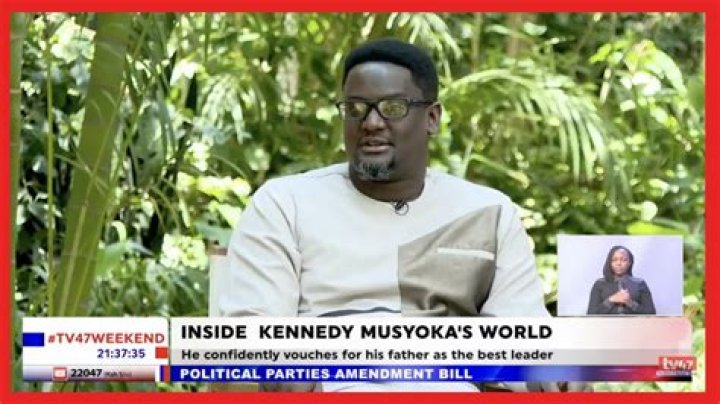 KENNEDY MUSYOKA Kenyans are safe in my father Kalonzo Musyoka's hands