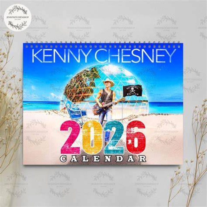 Kenny Chesney Kc 2024 Calendar Norri Annmarie