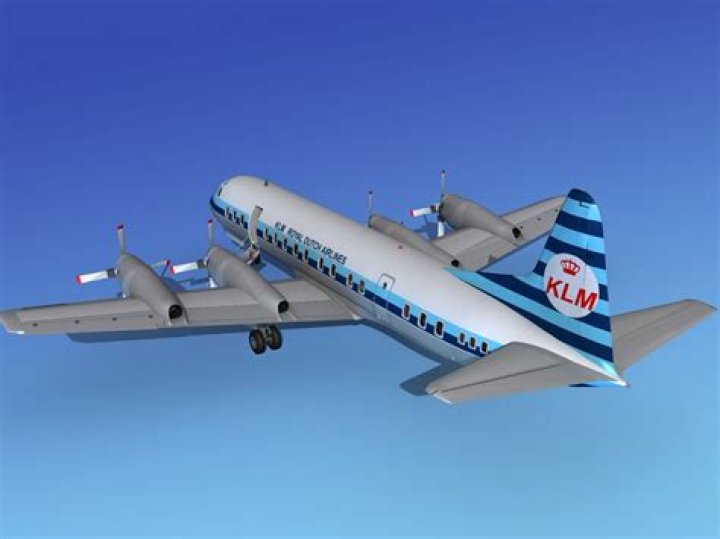 L188 Electra Klm royal dutch airlines, Lockheed electra, Lockheed
