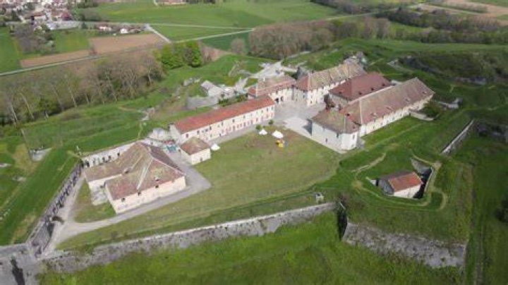 Le Fort Barraux au tracé en étoile, près de Grenoble france