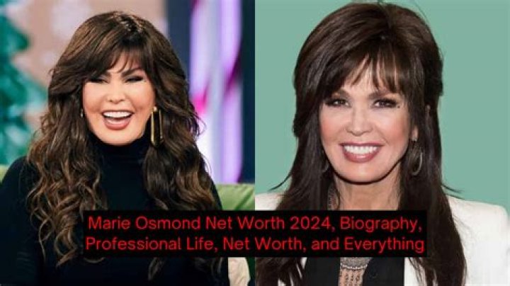 Marie Osmond Net Worth