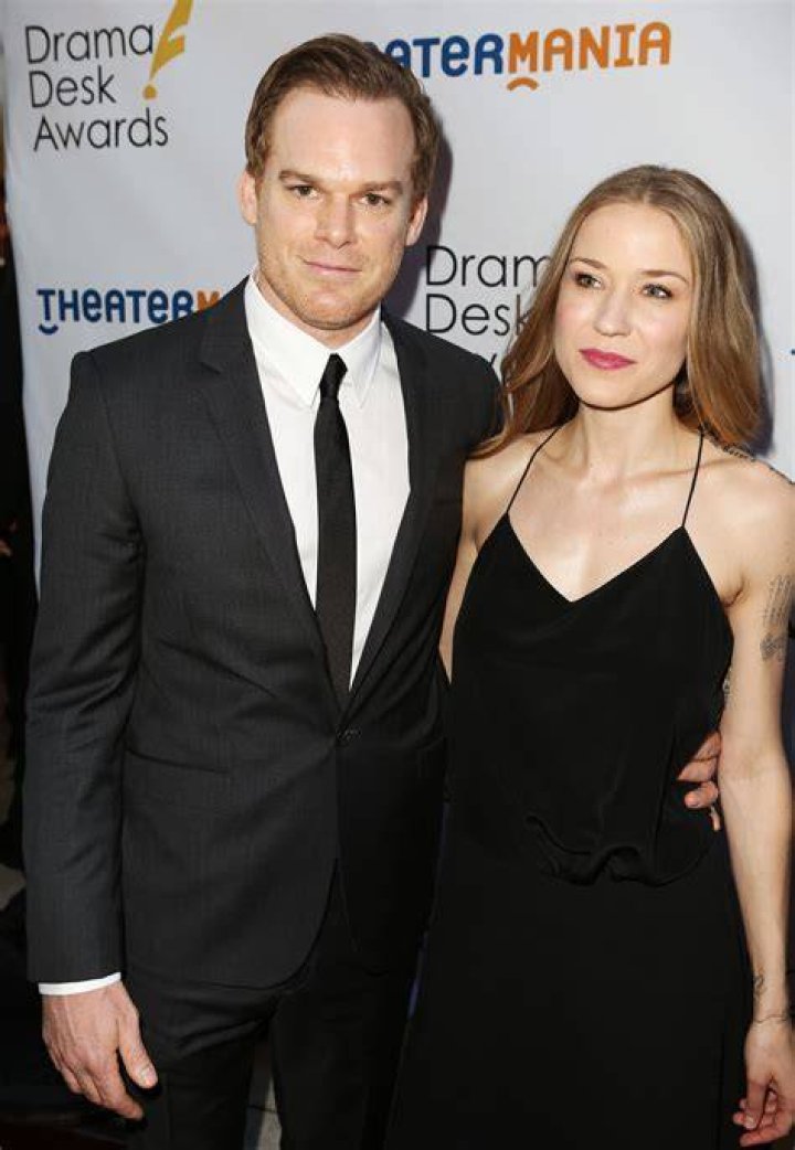 Michael C. Hall & Wife Enjoy Fresh Air With Their Pup Photo
