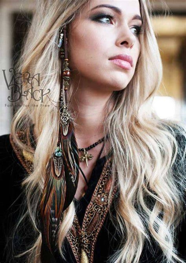 Natural Emerald Heart feather hair extension clip Plumas para cabello