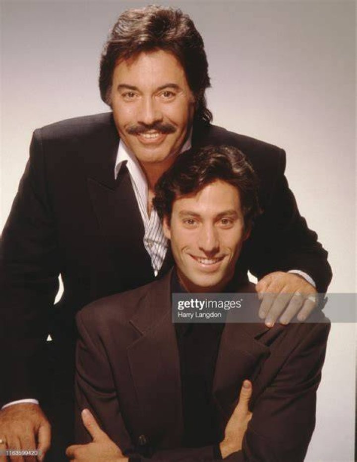 News Photo Singer Tony Orlando and son Ron poses for a... Tony