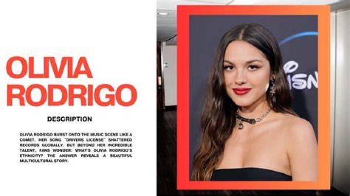 Olivia Rodrigo Ethnicity of Celebs