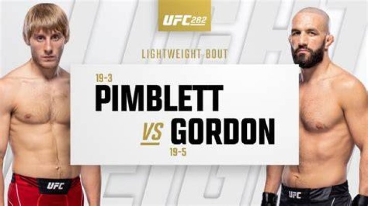 Paddy Pimblett vs. Jared Gordon Height, weight, reach, and UFC record