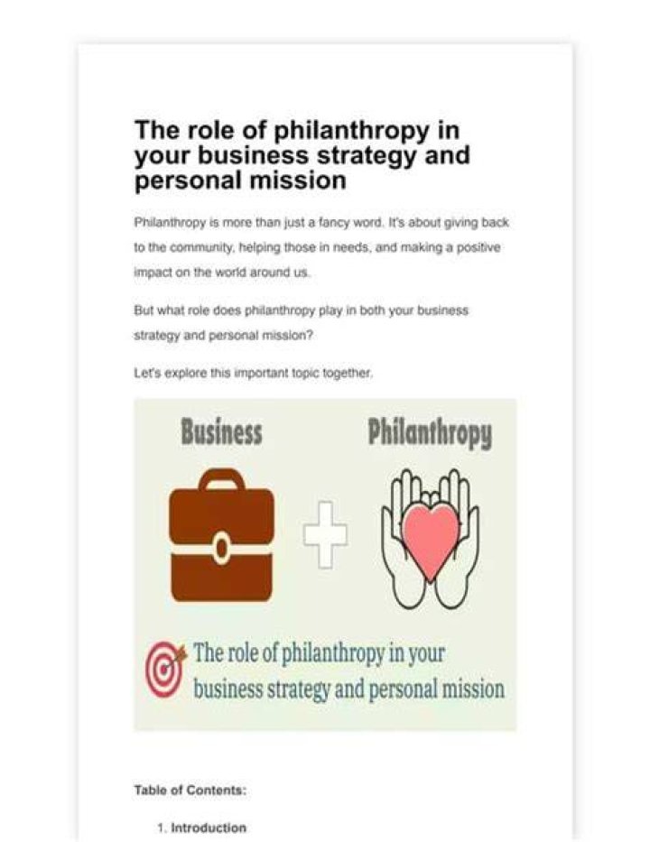 Philanthropy, Business Acumen, And Personal Triumphs
