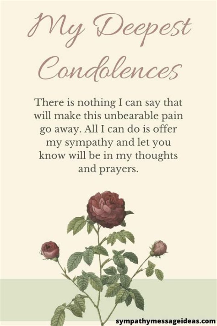 Pin on Sympathy Messages