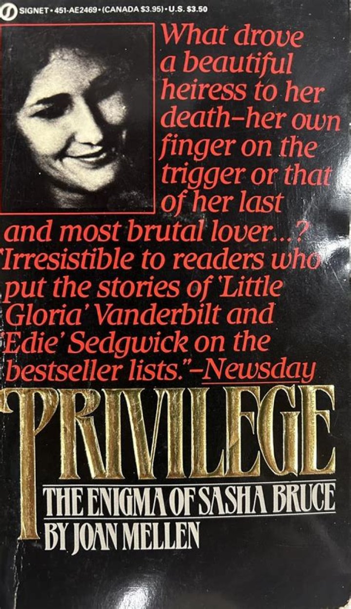 Privilege The enigma of Sasha Bruce, Hobbies & Toys, Books & Magazines