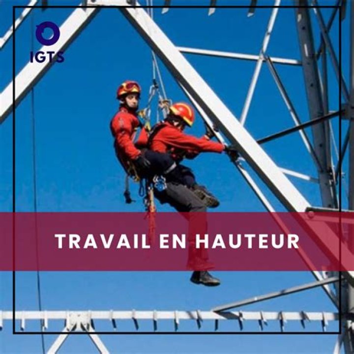 R&eacute;glementation travail en hauteur