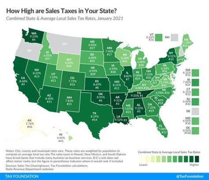 Sales Tax by State Here&rsquo;s How Much You&rsquo;re Really Paying Sales tax