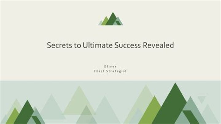 Secrets And Success Strategies Revealed