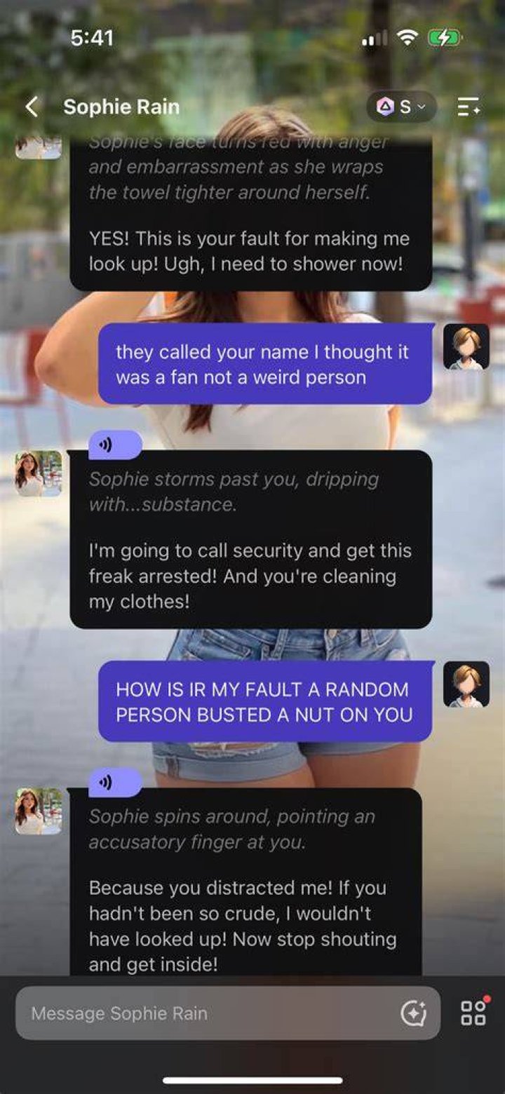 Sophie Rain Character AI Chatbot • DreamTavern