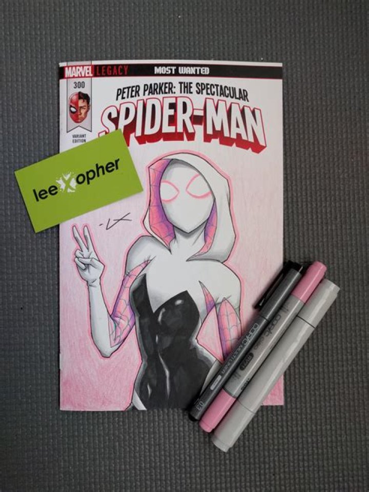 SpiderGwen by Lee Xopher by leexopher on DeviantArt Spider Gwen Venom