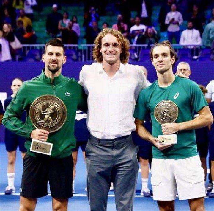 Stefanos Tsitsipas Meets Legendary Singer
