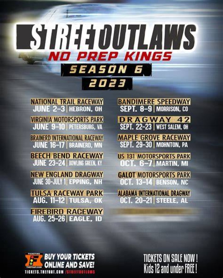 Street Outlaws 2023 No prep Kings Brainerd International Raceway
