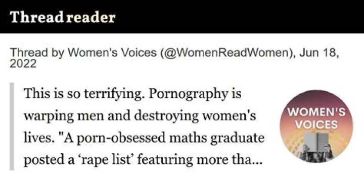Thread by WomenReadWomen on Thread Reader App Thread Reader App