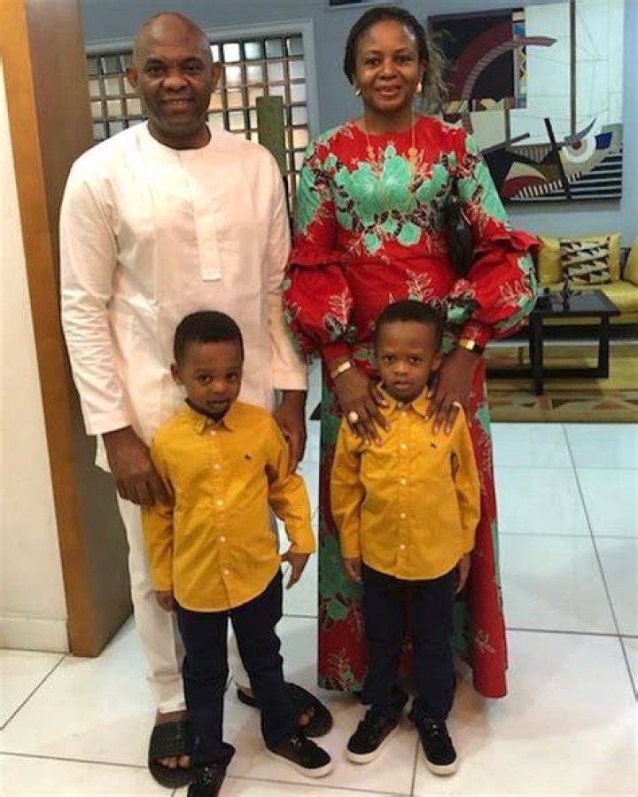 Tony Elumelu Shares Beautiful Photo Of His Family