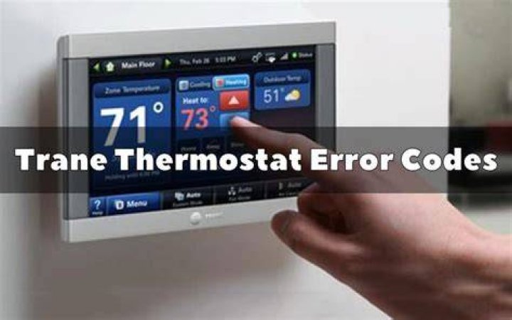 Trane Thermostat Error Codes Troubleshooting Guide HVAC BOSS (2024)