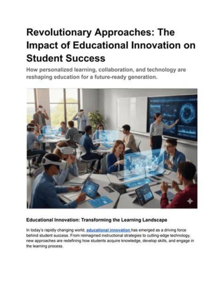 Uncover Educational Innovations And Success Stories