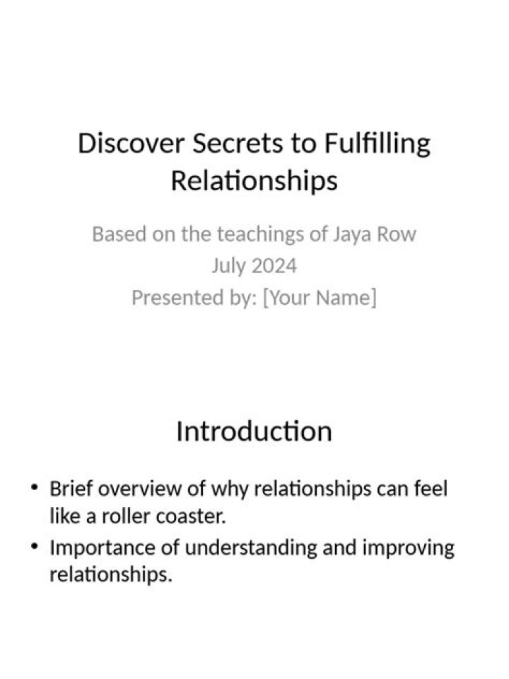 Unlock The Secrets To Fulfilling Relationships: Journey With Rachel Keller