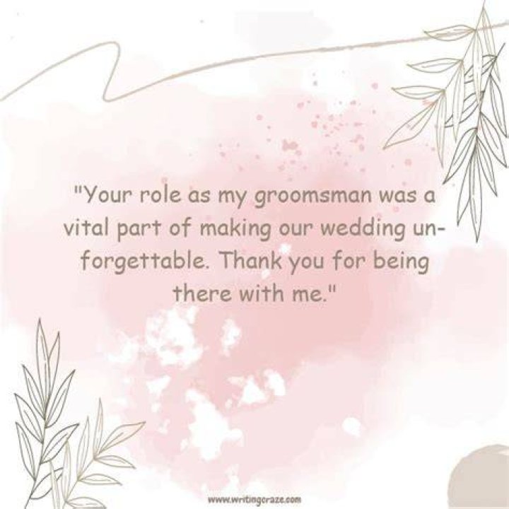 Unlock The Secrets To Unforgettable "Thank You" Letters For Your Groomsmen