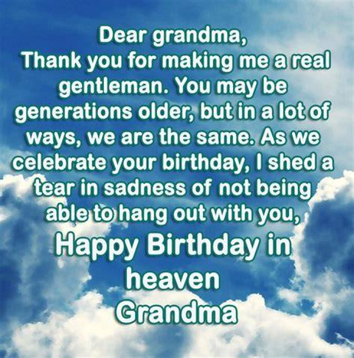 Unveiling The Profound Meaning Of "Happy Birthday Grandma In Heaven"
