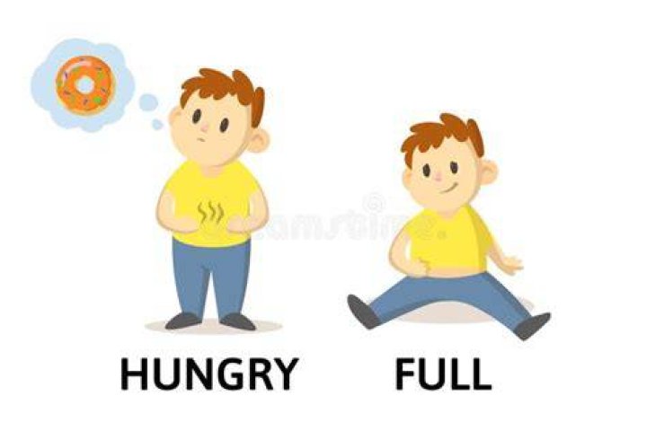 What's the opposite of hungry?